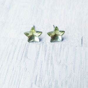 "BUNDLES ONLY" Mini Green Star Earrings